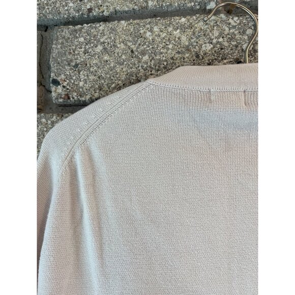 Levis Cream Zip-Up Jacket With Red & Navy Stripes And Embroidered Patch Details - Picture 8 of 9